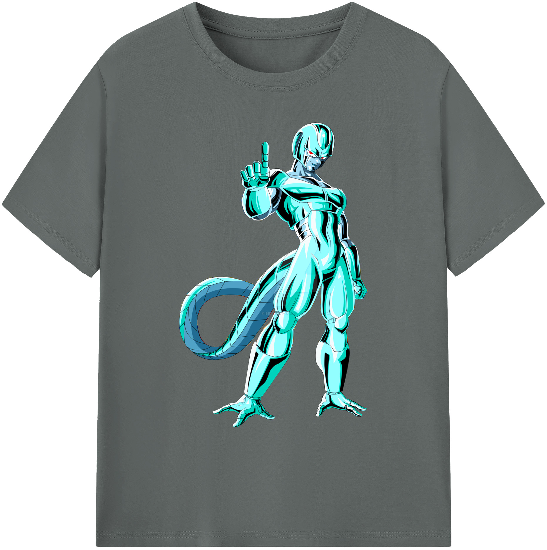 （画像用） ドラゴンボール クウラ DRAGON BALL Cooler Coora 綿100％ メンズ半袖Tシャツ｜肌触りやわらか＆通気性